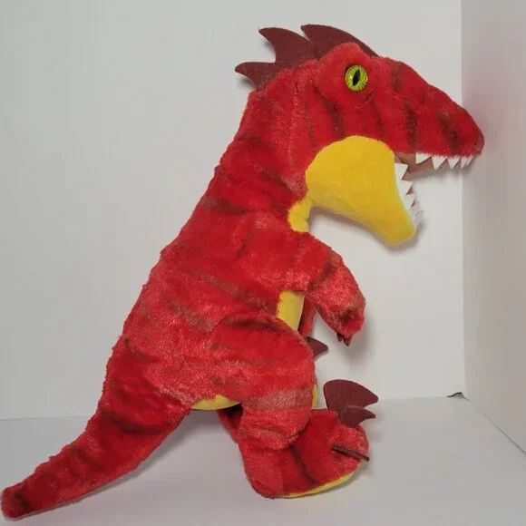 Build A Bear Red and Yellow T Rex Dinosaur with Dinosaur Sounds - Picture 3 of 11